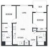 sixth and jackson apartments san jose floor plan 2A